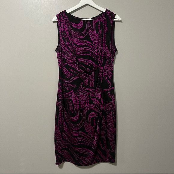 Joseph Ribkoff Style 163736 Print Sleeveless Sheath Dress - Picture 3 of 11